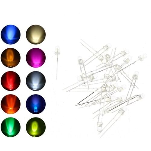 1 Pack Smd Led Light-emitting Diodes Lamp Chip Light Beads Multicolor Emitting Diodes