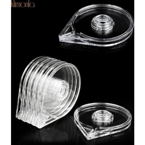 2pcs/6pcs Nail Art Striping Tape Line Box Plastic Clear Gold Sliver Wire Storage Case Nail Sticker Holder Nail Accessories