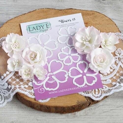 2021 AliliArts Metal Cutting Dies 5pc Flower diy Scrapbooking Photo Album Decorative Embossing PaperCard Crafts Die