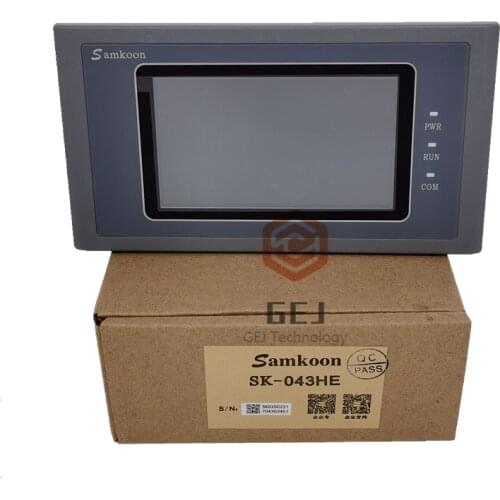 4.3inch SK-043HE Samkoon DC 24V 480*272 Resolution Touch Screen HMI