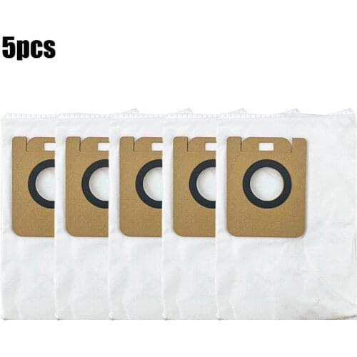 5 Pack Dust Bags For Dreame Bot Z10 Pro L10 Plus Robot Vacuum Cleaner Parts Highly Matched With The Original