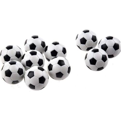 6PCS Small Football Style Table Ball Foosball Hard Plastic Table Ball Counterpart Game Children Toy