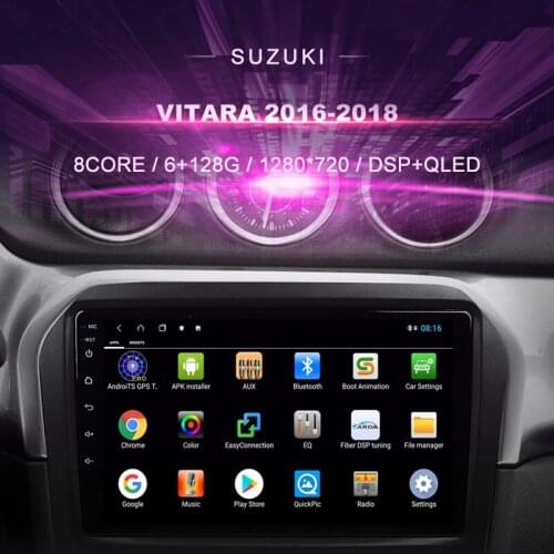 Car DVD For Suzuki Vitara (2016-2018) Car Radio Multimedia Video Player Navigation GPS Android 10.0 Double Din