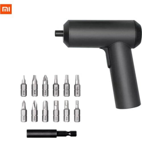 XIAOMI Wireless Screwdriver Rechargeable 3.6V 2000mAh Li-ion 5N.m Cordless Electric Screw driver with 12 pcs S2 Bits Home DIY