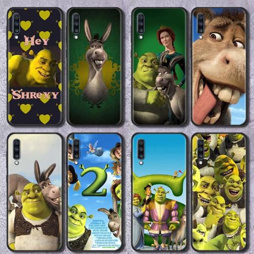 Shrek Fundas Bag For Samsung Galaxy A70 A52 4G A12 A32 5G Case Phone Cover Silicone Soft For Samsung A72 A10S A20E A50 A40 Coque