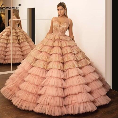 Champagne Sparkly Quinceanera Dresses Princess Vestidos De 15 años 2020 Long Sweet 16 Dresses Robe De Bal Girls Gowns Party