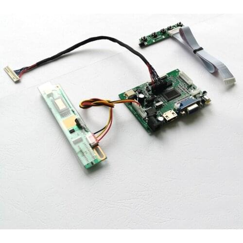 For B141XG05/B141XG08 30pins LVDS cable 1024*768 notebook PC LCD panel 2AV VGA 14.1" 1CCFL display controller board DIY kit