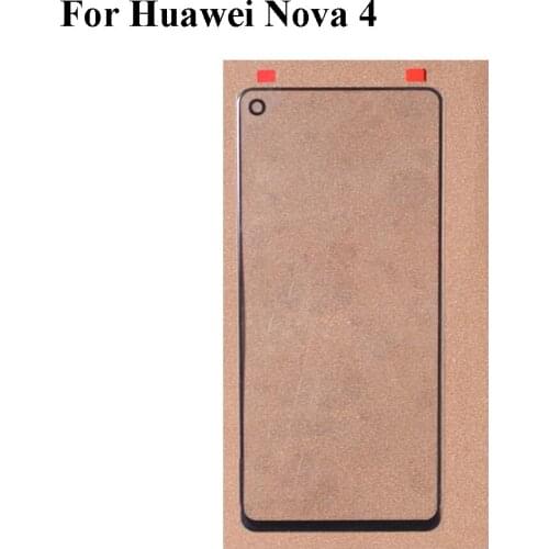 For Huawei Nova 4 Front LCD Glass Lens touchscreen Touch screen Outer For Huawei Nova4 shell VCE-AL00/TL00 Glass without flex