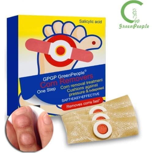 GPGP GreenPeople Salicylic acid Foot Corn Medical Patch Remover Corn Calluses Plantar Warts Thorn Foot Care Tools