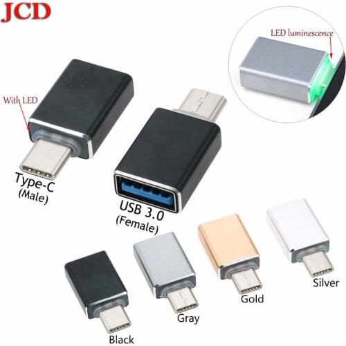 JCD USB-C 3.1 Type C male to USB 3.0 cable adapter OTG Type-C Data Sync Charger For Smartphone USB 3.1 Type C Male to USB 3.0 A