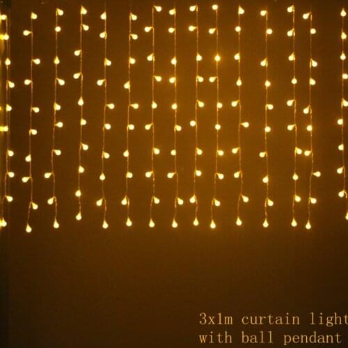 Светодиодные гирлянды-шторы JIZHINAN China At AliExpress