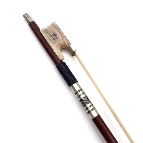 Best Professional Brazilwood Round Stick 4/4 violin bow