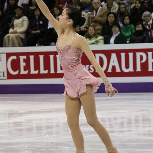 Customization Figure Skating Dresses Spandex Material Ice Skating Dresses For Competition Good Permeability Skating Dresses