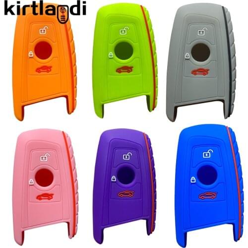 Silicone Key Case Holder Cover Shell for BMW F30 F10 F20 F25 F30 F80 X1 X3 X4 Serie 1 2 3 5 7 F36 Z4 M1 M2 M3 Remote Fob Keyless