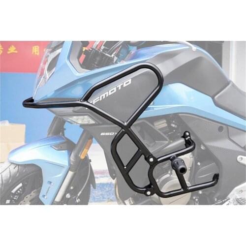 Engine Guard Rail Motor Fence Bumper Front Side Protector for CFMOTO MT650 650MT Bumper Motorcycle Protective Gear Drop
