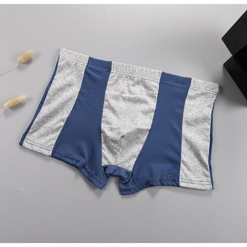 10Pcs/Lot Underwear Mens Shorts Male Cotton Patchwork Boxers Underpants Pants