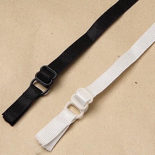 50pairs Adjustable Spaghetti Ribbon Bra Straps 5.8"inch/1.4cm width Bra Accessories Sewing Supplies WB45