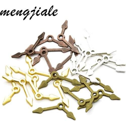 50pcs Wholesale Four Color Steampunk Pointer Charms Alloy Metal Pendants For DIY Handmade Jewelry Accessories Making 27*10mm