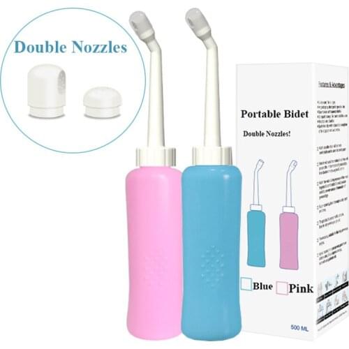 500ml Portable Travel Hand Held Bidet Sprayer Personal Cleaner Hygiene Bottle Spray Washing