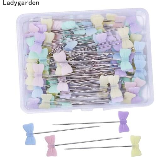 500PCS 40MM Dressmaking Pins Embroidery Bowknot Patchwork Positioning Pin Accessories Tools Sewing Needle DIY Sewing Accessories