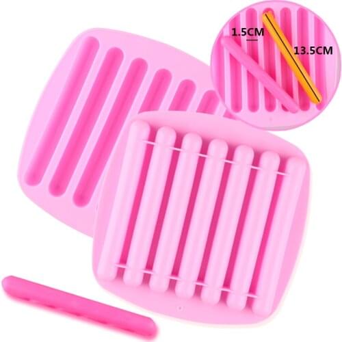 7 Finger Biscuit Silicone Mold For Chocolate Candy Fingers Biscuit Cake Form Pastry Stick Cookies Cake Decoration Tools