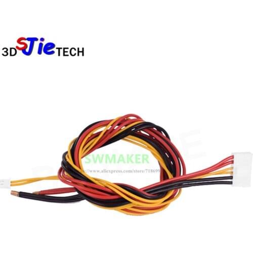 1pcs aluminum substrate / hot bed / heat bed plate special welding line with connector length 90cm 3D printer parts