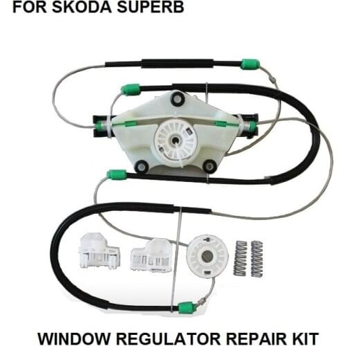 OE#3B1837461 CAR ELECTRIC WINDOW REGULATOR REPAIR KIT FOR SKODA SUPERB WINDOW REGULATOR FRONT-LEFT 2001-2009