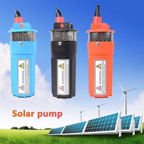 FREE SHIPPING) Solar Energy Water Pump Dc12v/24v 360lph 70m Lift,Submersible Outdoor Garden Deep Well Car Wash Bilge Cleaning
