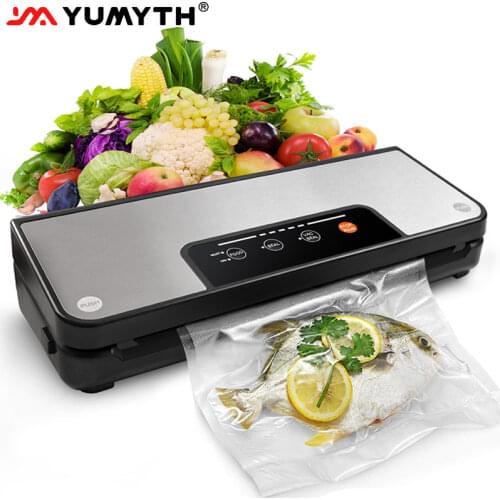 YUMYTH Household Vacuum Sealer Machine With Vacuum Bags Roll Sous Vide Vacuum Packing Machine For Food Storage T285