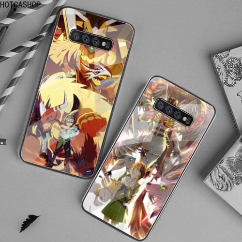 Digimon Adventure anime Phone Case Tempered Glass For Samsung S20 Plus S7 S8 S9 S10 Plus Note 8 9 10 Plus