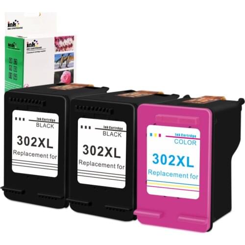 Printer ink 302 XL for HP Deskjet 3630 2130 1110 3636 Officejet 5230 3632 3830 4650 5232 5220 5255 Envy 4520 4524 4527