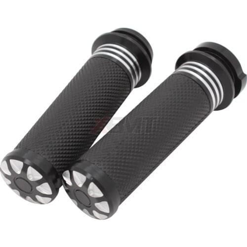 1" 25MM Motorcycle Electronic Throttle Handlebar Hand Grips For Harley Touring Electra Glide Road King Tri-Glide