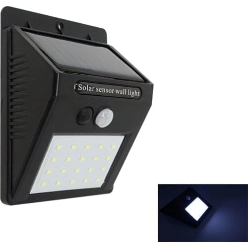 Solar Panel Powered LED Solar Street light Waterproof Outdoor Wall Solar lamp 8/16/20 LED Garden lighting With PIR Motion Sensor