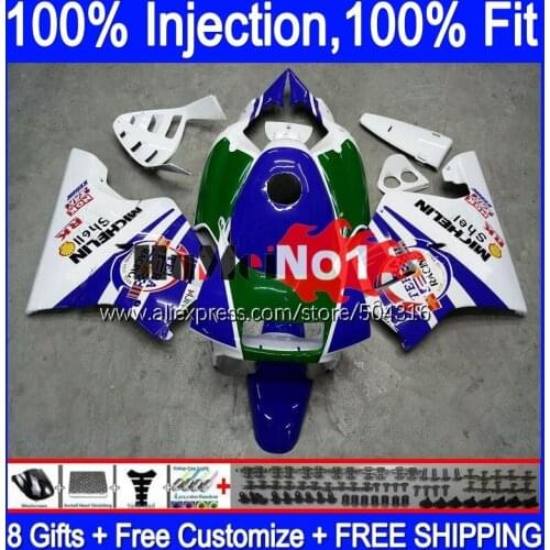 Injection For HONDA NSR250R MC21 PGM3 1990 1991 1992 1993 132MC.14 NSR250 blue green NSR 250 R RR NSR 250R 90 91 92 93 Fairing