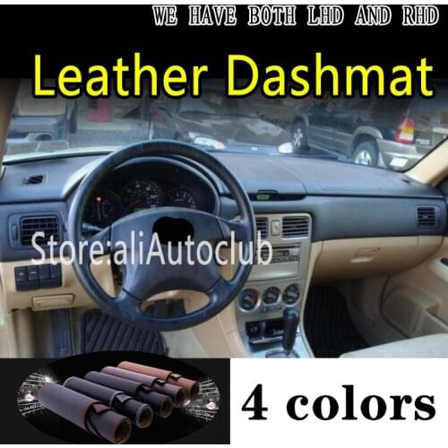 For Subaru Forester SG 2003 2004 2005 2006 2007 Leather Dashmat Dashboard Cover Dash Mat Carpet custom Car styling Accessories