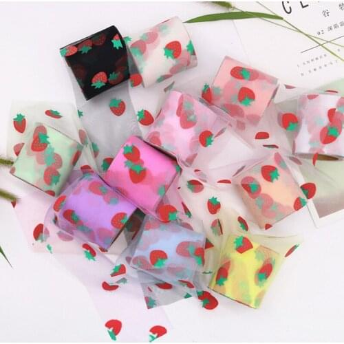 Ribbon DIY Snowflake Gauze Wedding Decoration Invitation Gift Packaging Ribbon Crafts Sewing Accessories Scrapbook Materials