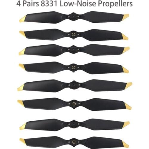 4 Pairs /8PCS DJI Mavic Low-Noise Quick-Release Propellers Blades for DJI Mavic pro platinum/DJI Mavic pro Drone Accessories