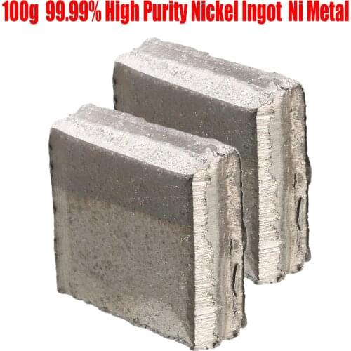 Ni 100g 99.9% High Purity Nickel Ingot Sheet Pure Nickel Metal DIY Flat Stock Nickel Metal Block New