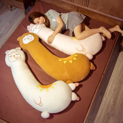 New Kawaii Alpaca Plush Toy Japanese Alpaca Soft Stuffed Cute Sheep Llama Animal Dolls Sleep Pillow Home Bed Decor Gift