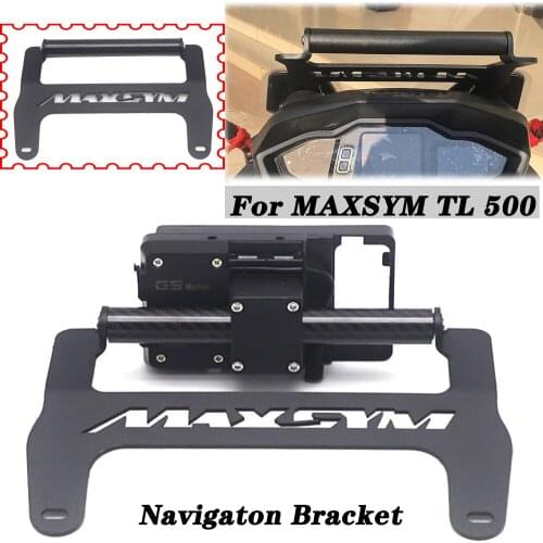 NEW Motorcycle For SYM MAXSYM TL 500 TL500 2020 Front Phone Stand Holder Smartphone Phone GPS Navigaton Plate Bracket