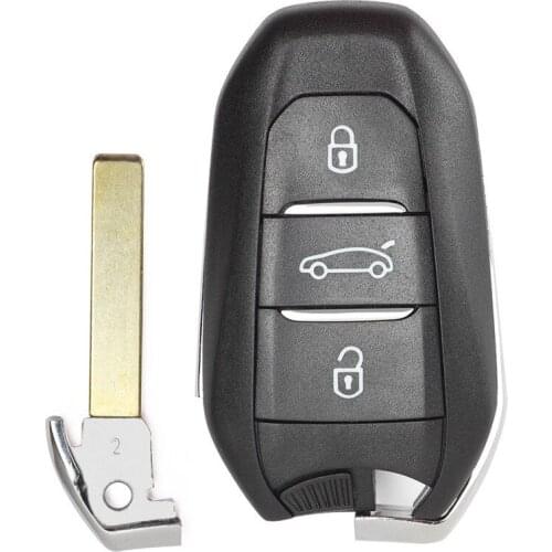 5pcs original 3 button smart remote key for Peugeot Citroen DS5 FSK 434mhz with PCF7945/7953(HITAG2) 46 chip