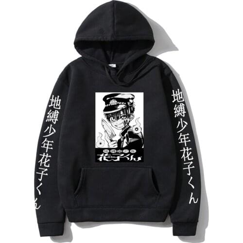 Hot Anime Toilet Bound Hanako Kun Men Cartoon Streetwear Harajuku Hanako Kun Graphic Sweatshirts Unisex Tops Male