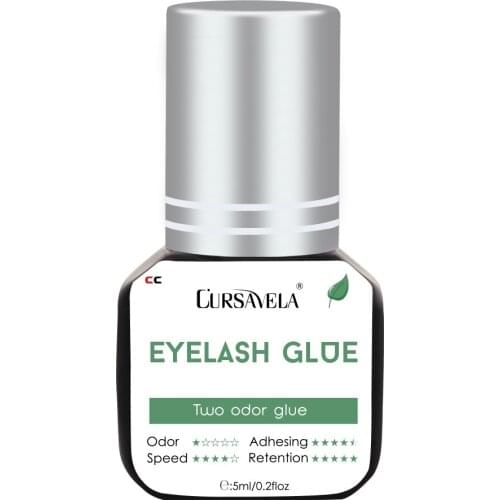 Cursavela Professional 5ml Strong Adhesive Eyelash Glue Most Powerful Low Irritation Waterproof Eyelash Extension Gule