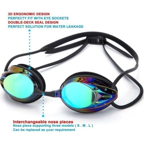 Adjustable Swimming Glasses New Professional Anti Fog Anti Ultraviolet Waterproof Silicone Glasses