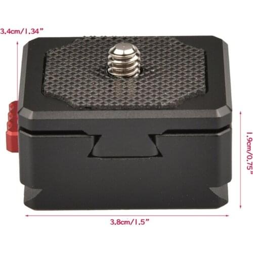 Y1AE Quick Release Plate Tripod Camera Mount Adapter Self-locking System Setup Kit Stablizers Switch Tripod Monopod Slider