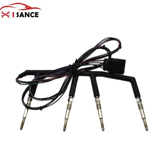 Glow Plug and Diesel Glow Plug Harness Connector For 2002 2003 2004 VW Golf Jetta 1.9L 1896CC 116Cu. In. l4 DIESEL 250202022