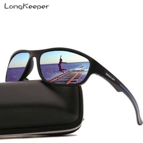 Sport Polarized Sunglasses Men Retro Vintage Black Male Sun Glasses Fashion Square Driving Eyewear Travel Fishing Oculos UV400