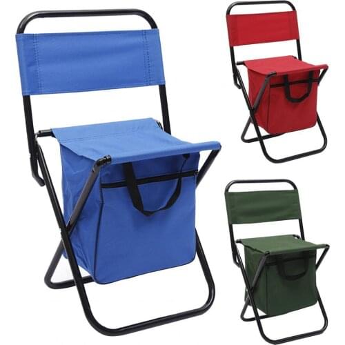 Outdoor 2 in 1 Folding Camping Fishing Chair Stool Portable Backpack Picnic Bag Hiking Pouch for Hunting Climbing Equipment