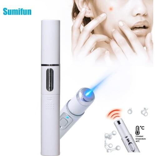 Sumifun Blue Light Therapy Acne Laser Pen Soft Scar Wrinkle Removal Soft Sin Deep Cleaning ToolsC1902