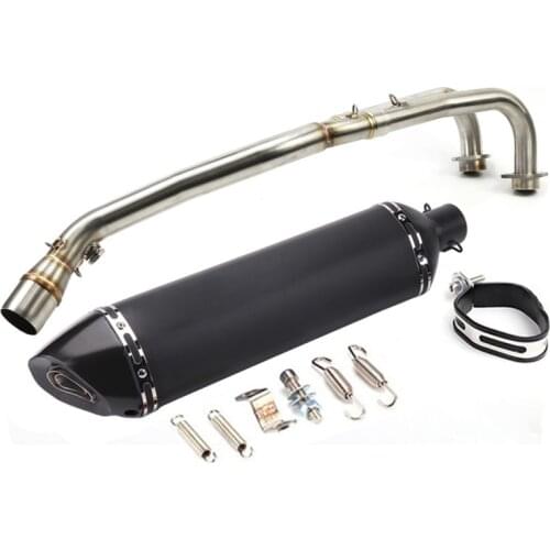 TMAX 500 530 Full Exhaust System Muffler Pipe Motorcycle Connect Mid Pipe Slip On for Yamaha Tmax500 Tmax530 (2008-2016 Year)